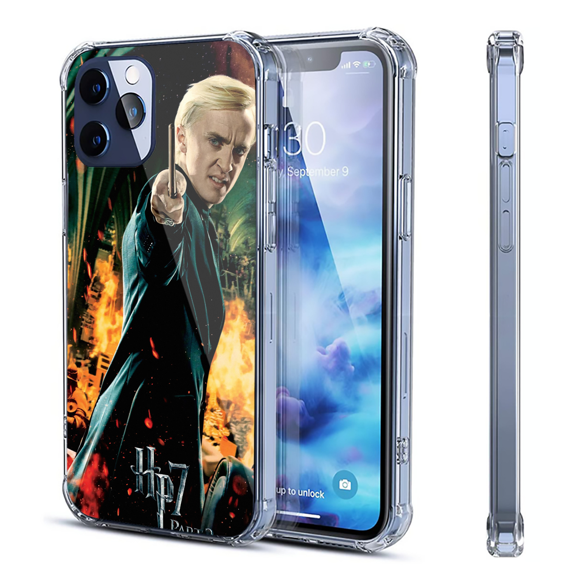 （画像用） Harry Potter ハリー・ポッターシリーズ 【iPhone 12シリーズ対応】透明スマホケース（クリアソフトケース）